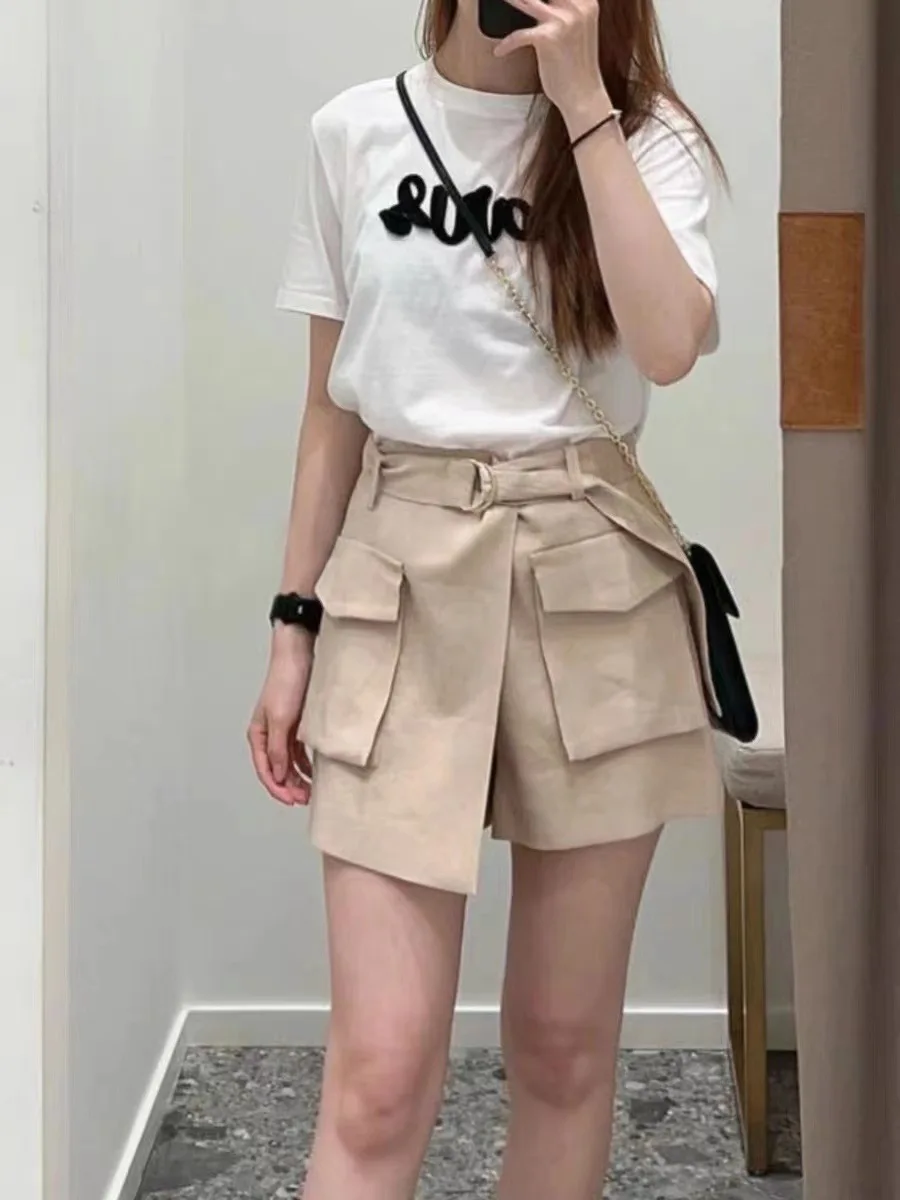 2023 Summer New Women Linen Shorts Casual Hotsweet Asymmetric High Waist Lace-Up Ladies Trousers
2023 Summer New Women Linen Shorts Casual Hotsweet Asymmetric High Waist Lace-Up Ladies Trousers