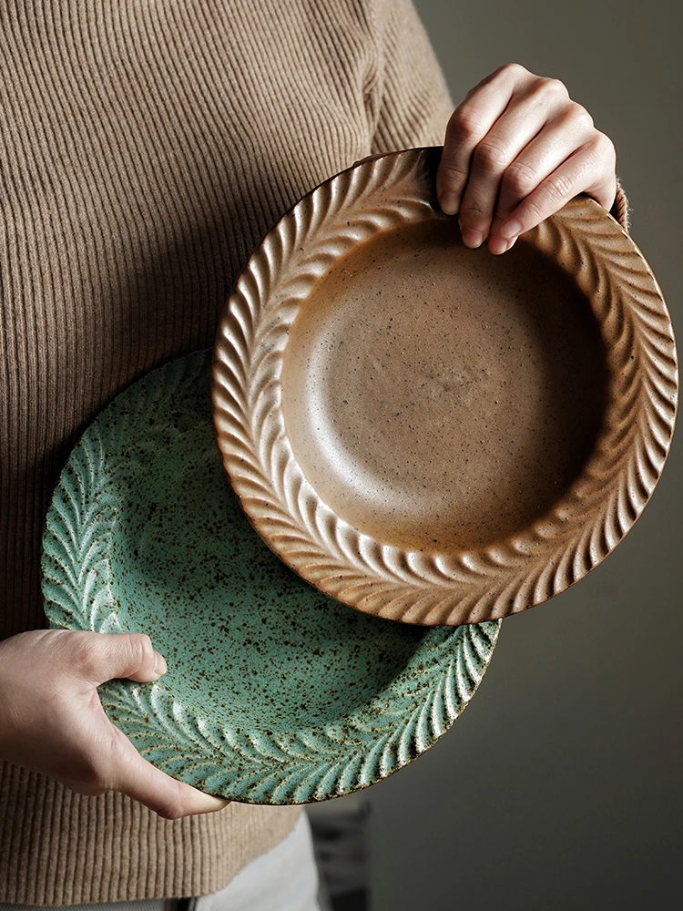 Nordic restaurant large soup plate pasta plate creative western food plate salad dessert plate household dish plate
Nordic restaurant large soup plate pasta plate creative western food plate salad dessert plate household dish plate