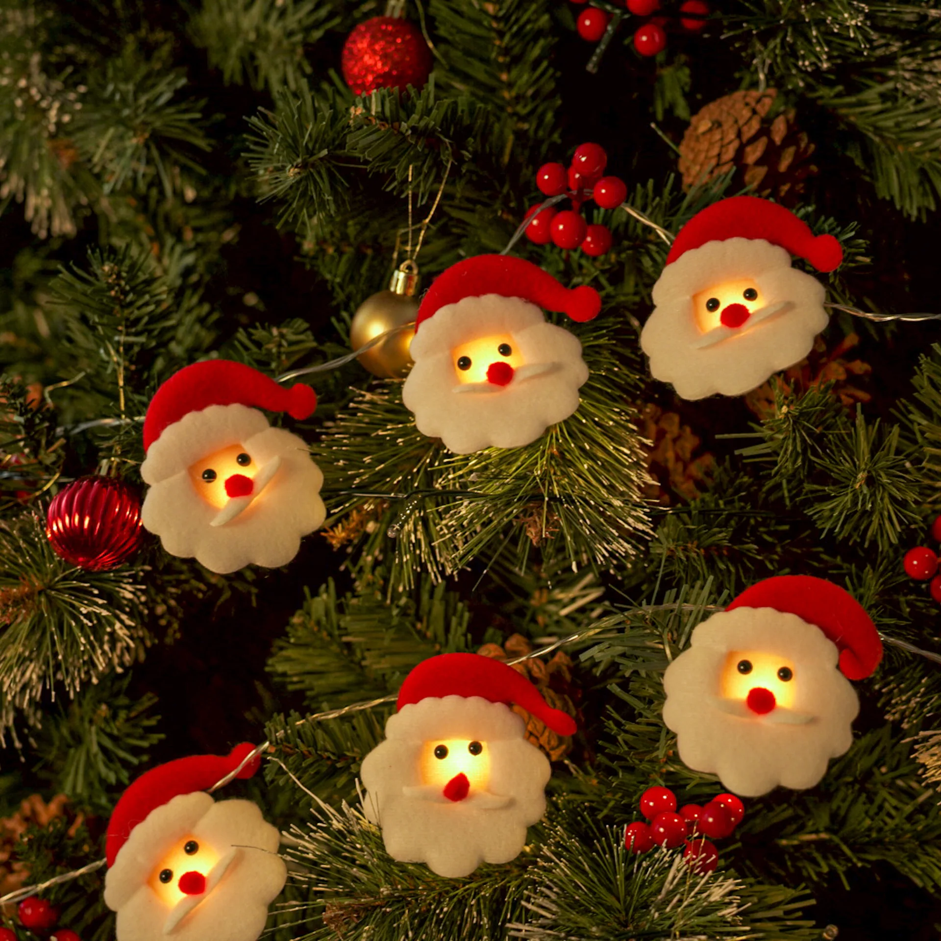 New cute snowman Santa elk mini Muppet LED multi-color light string outdoor indoor room decoration mood light
New cute snowman Santa elk mini Muppet LED multi-color light string outdoor indoor room decoration mood light