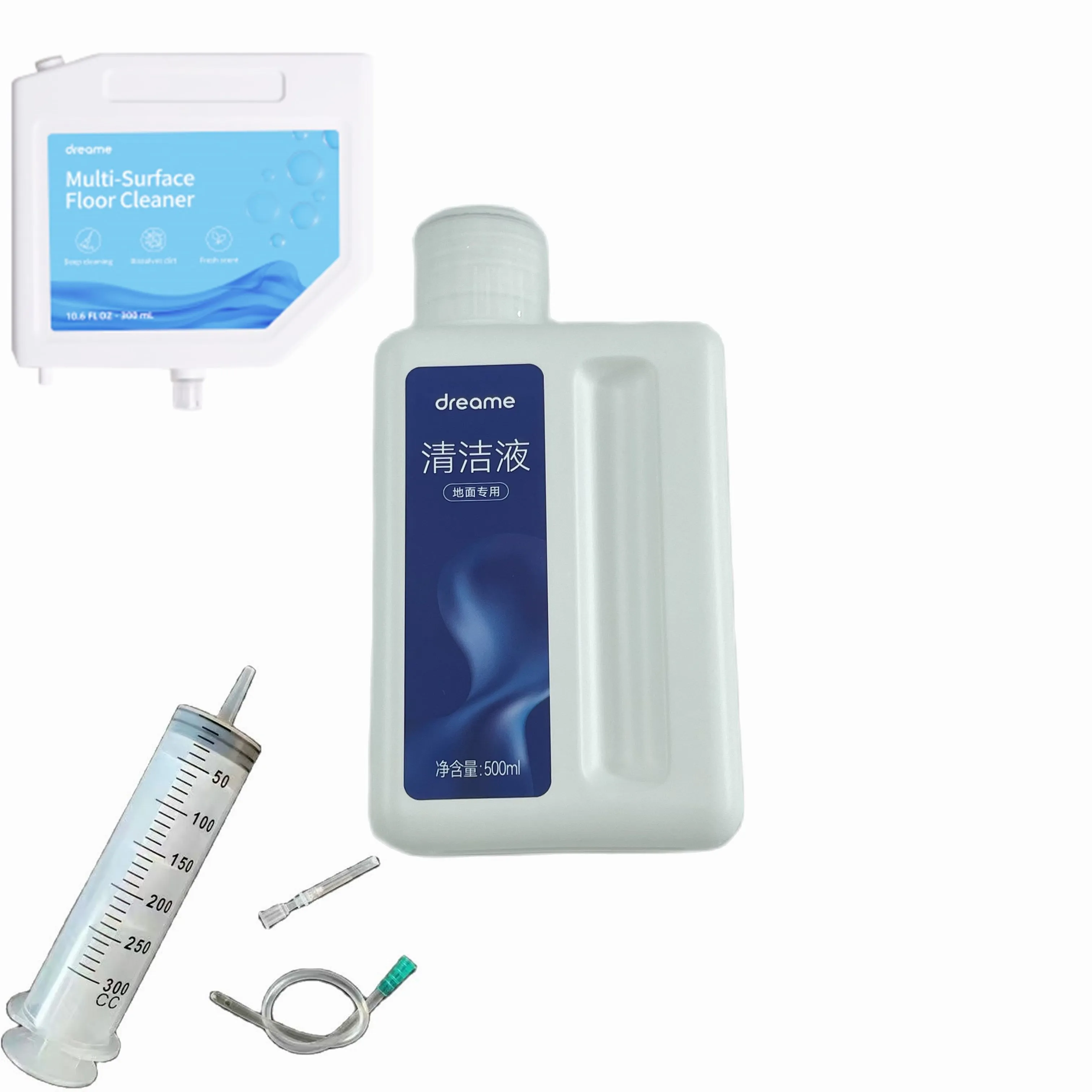 Dreame S10 S10plus Original special floor cleaner (Special tool for manual liquid injection+original 500ML) 
Dreame S10 S10plus Original special floor cleaner (Special tool for manual liquid injection+original 500ML)