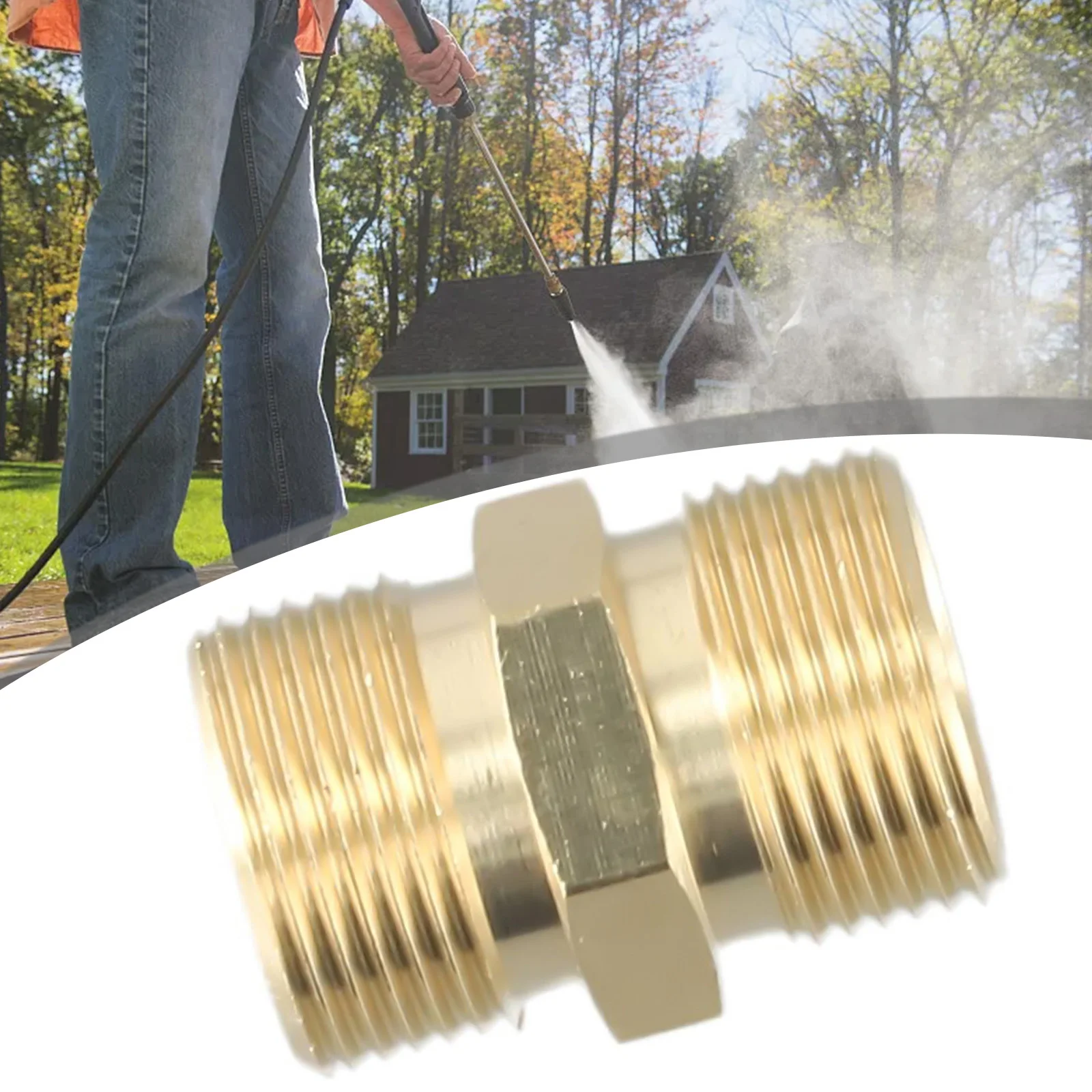 For High Pressure Washer Gun And Hose Connection Coupler M22 14mm To15mm Male Thread Female Hose Coupler Garden Tool
For High Pressure Washer Gun And Hose Connection Coupler M22 14mm To15mm Male Thread Female Hose Coupler Garden Tool
