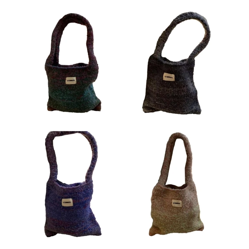 Вязаная сумка Эстетичная вязаная крючком сумка Симпатичная сумочка Кошелек 
Вязаная сумка Эстетичная вязаная крючком сумка Симпатичная сумочка Кошелек