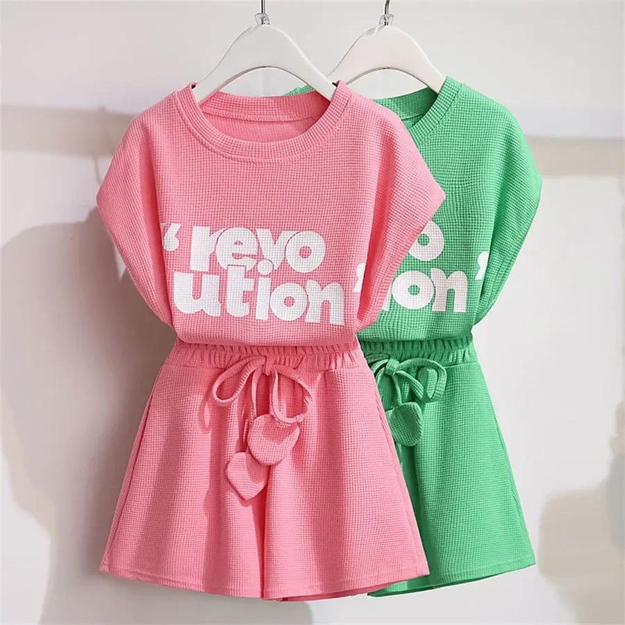 3-13 Years Girls Summer Outfits Kids Sleeveless Shirt Tops and Loose Shorts Toddler Girl's Summer 2 Piece Clothing Sets 6 8 10 9
3-13 Years Girls Summer Outfits Kids Sleeveless Shirt Tops and Loose Shorts Toddler Girl's Summer 2 Piece Clothing Sets 6 8 10 9