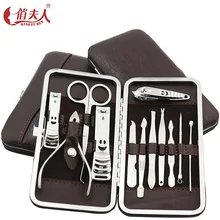 12 In 1 Nail Clippers Set Manicure Tools Pedicure Scissors Nail Care Cuticle Pliers Cosmetic Kit with Shell Wholesale
12 In 1 Nail Clippers Set Manicure Tools Pedicure Scissors Nail Care Cuticle Pliers Cosmetic Kit with Shell Wholesale