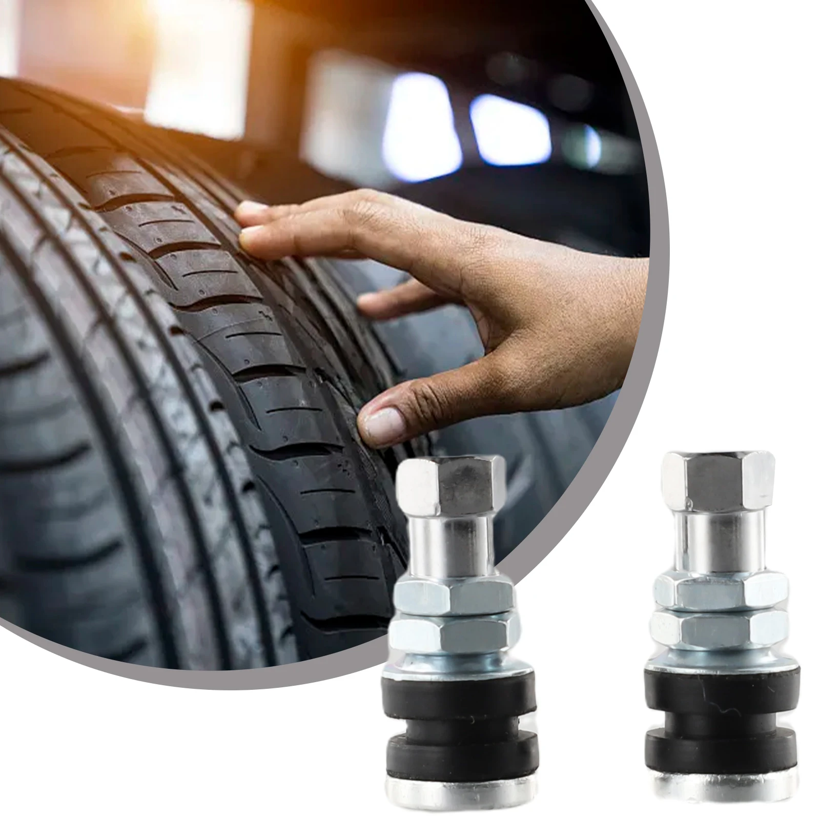 2Pcs/Set Car Tire Valve Short Stem Kit For Tubeless Vacuum Tire Car Accessories Tire Valve Short Stem Kit With Dust Cover
2Pcs/Set Car Tire Valve Short Stem Kit For Tubeless Vacuum Tire Car Accessories Tire Valve Short Stem Kit With Dust Cover