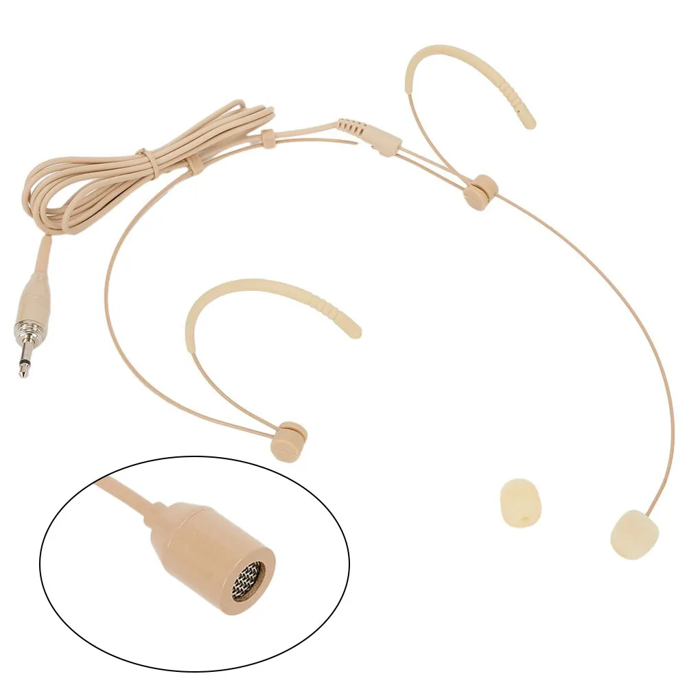 1PC Double Earhook Headset Microphone 3.5mm 3 Pin 4 Pin XLR Plug Headworn Omnidirectional Condenser Cartridge Microphone
1PC Double Earhook Headset Microphone 3.5mm 3 Pin 4 Pin XLR Plug Headworn Omnidirectional Condenser Cartridge Microphone