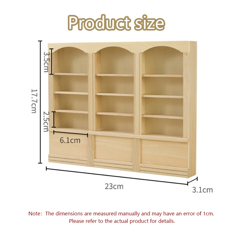 1:12 Scale mini storage miniature cupboard bookshelf classic wooden hutch kitchen dollhouse bookcase wood cabinet home figurines 1:12 Scale mini storage miniature cupboard bookshelf classic wooden hutch kitchen dollhouse bookcase wood cabinet home figurines