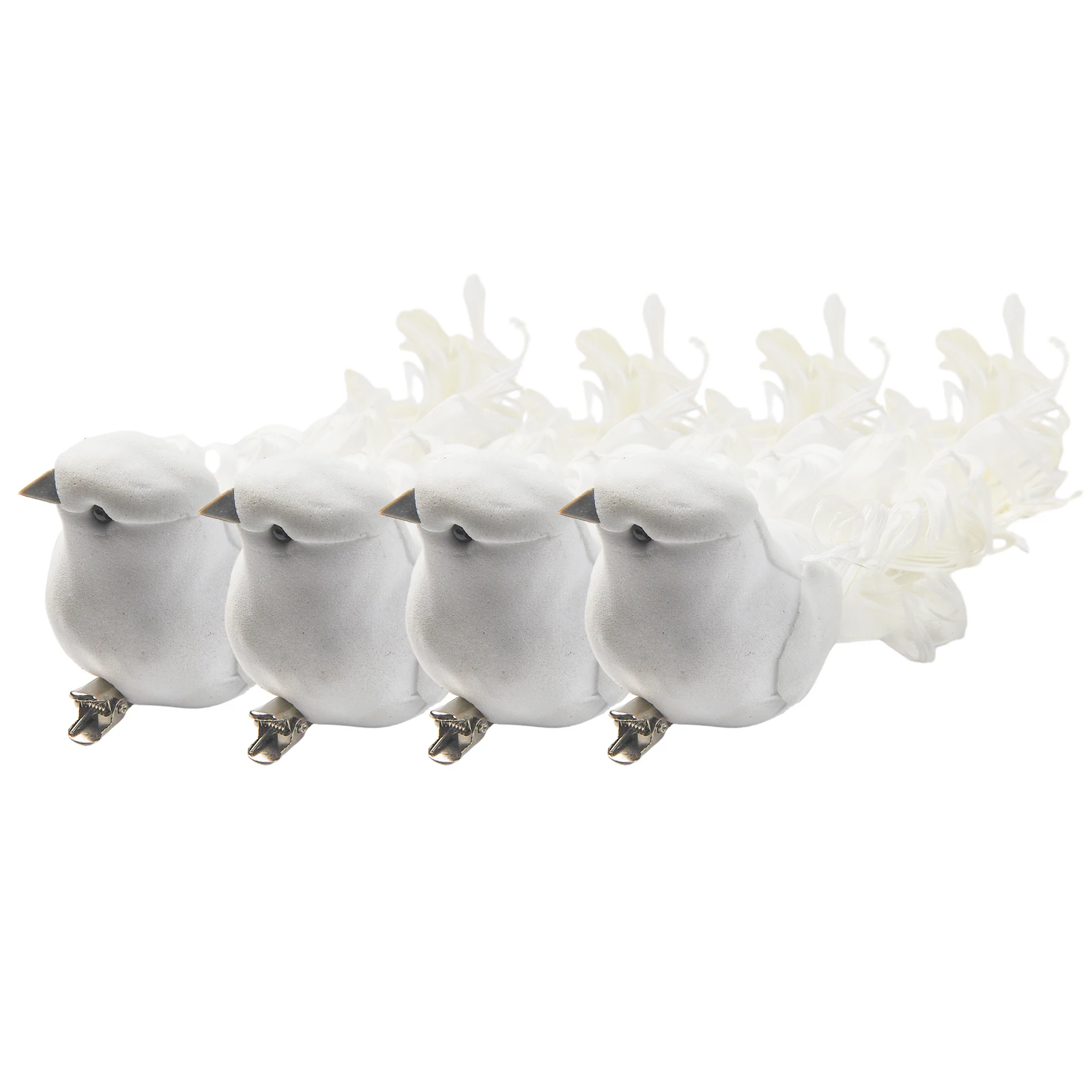 Durable High Quality Brand New Artificial Bird Décor White With Clip 15x3.5x4.5cm 4PCS Christenings For Wedding
Durable High Quality Brand New Artificial Bird Décor White With Clip 15x3.5x4.5cm 4PCS Christenings For Wedding