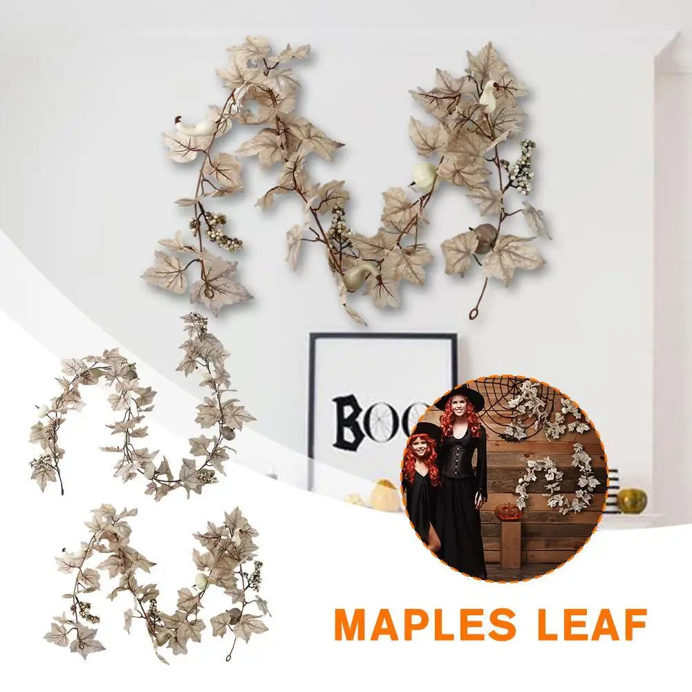 180cm Artificial Maple Leaf Berries Sunflower Pumpkin Garland Hanging Vine Decoration Autumn Fall Wedding Party Thanksg
180cm Artificial Maple Leaf Berries Sunflower Pumpkin Garland Hanging Vine Decoration Autumn Fall Wedding Party Thanksg