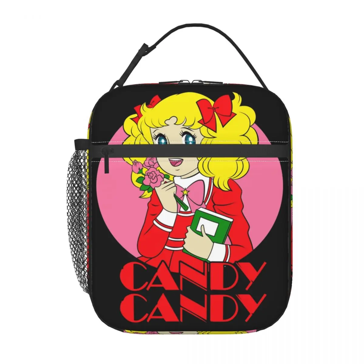 

Candy Candy Insulated Lunch Bag for Women Resuable Anime Japan Cooler Thermal Bento Box Beach Camping Travel