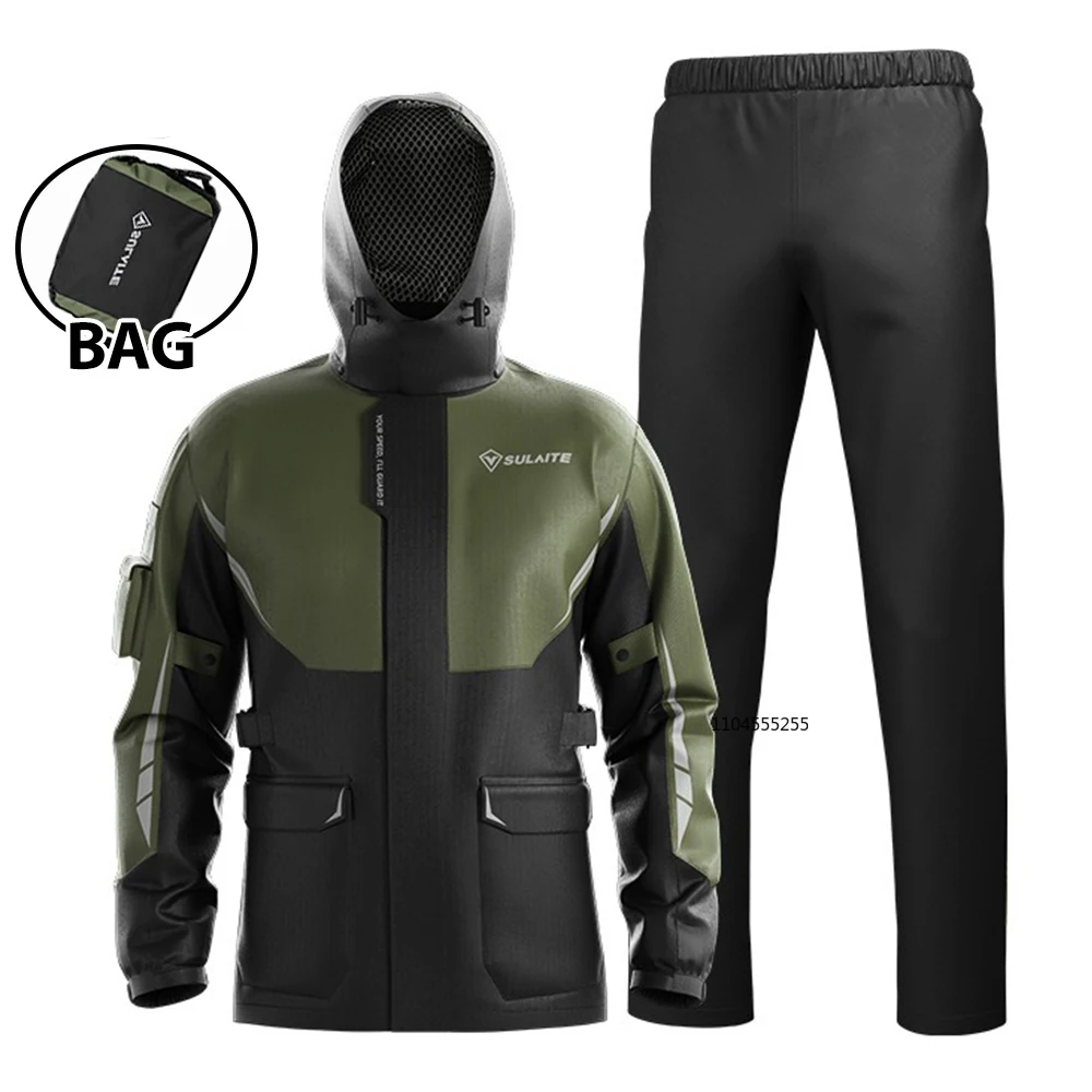 New Motorcycle Raincoat Waterproof Jacket Men Women Rain Cover Rider Raincoat for Motorcyclist Hiking Camping Fishing Clothing 48 Sc255587978a747b496c1495e54e685dcZ