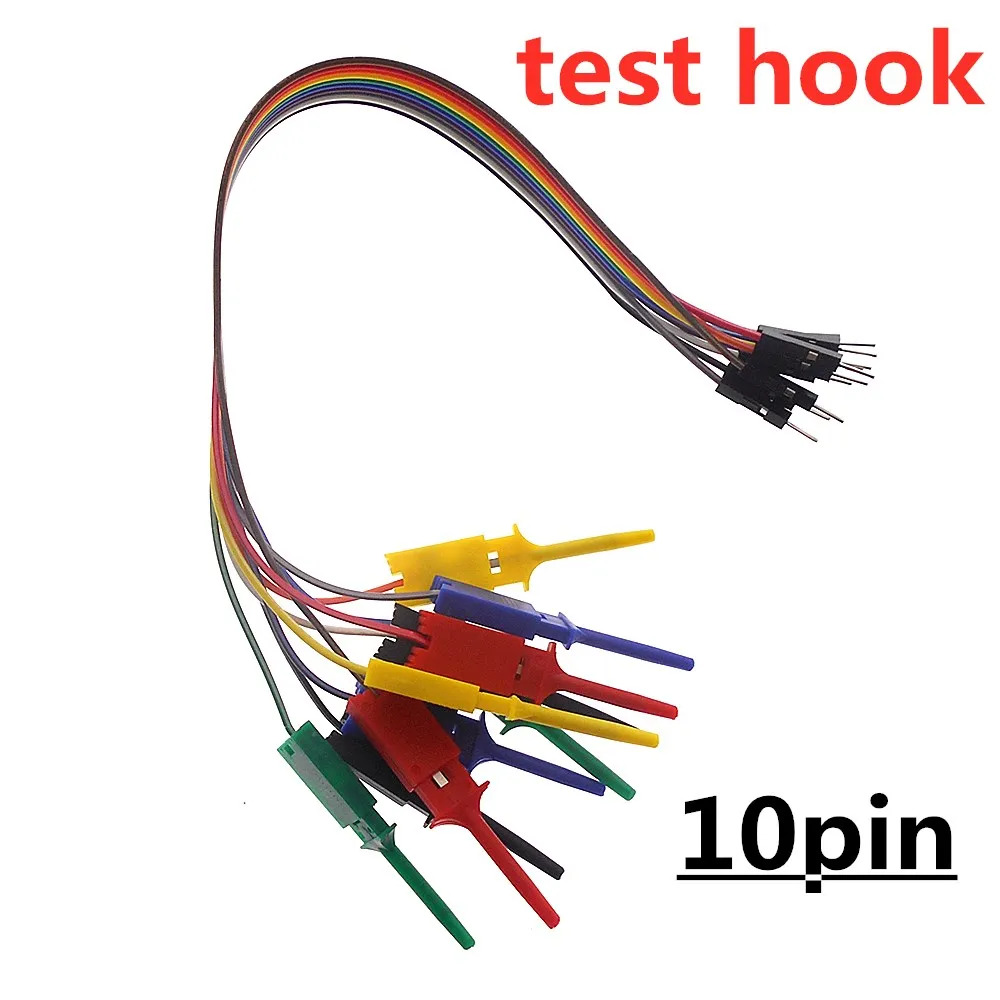 10pin pure copper wire male welding wire test hook alligator clip logic analyzer test clip
10pin pure copper wire male welding wire test hook alligator clip logic analyzer test clip
