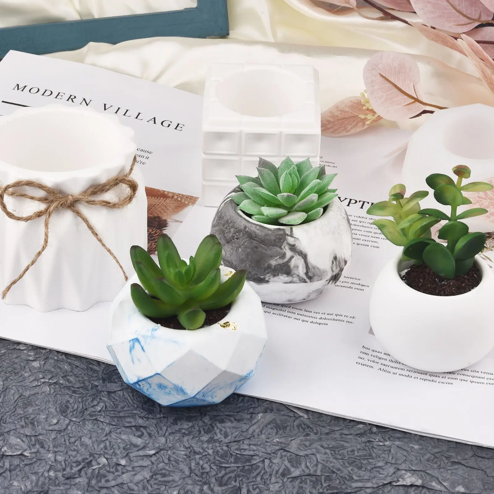 Silicone Mold for Concrete Cement Plant, DIY Handmade Flowerpot, Candle Can, Epoxy Resin Mould Craft, Garden Decor
Silicone Mold for Concrete Cement Plant, DIY Handmade Flowerpot, Candle Can, Epoxy Resin Mould Craft, Garden Decor