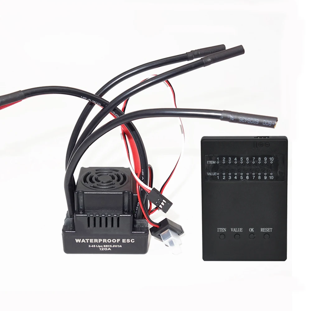 Quanum Waterproof 120A Sensorless Brushless Car Electronic Speed Control ESC for 1/8 1/10 RC Vehicles
Quanum Waterproof 120A Sensorless Brushless Car Electronic Speed Control ESC for 1/8 1/10 RC Vehicles