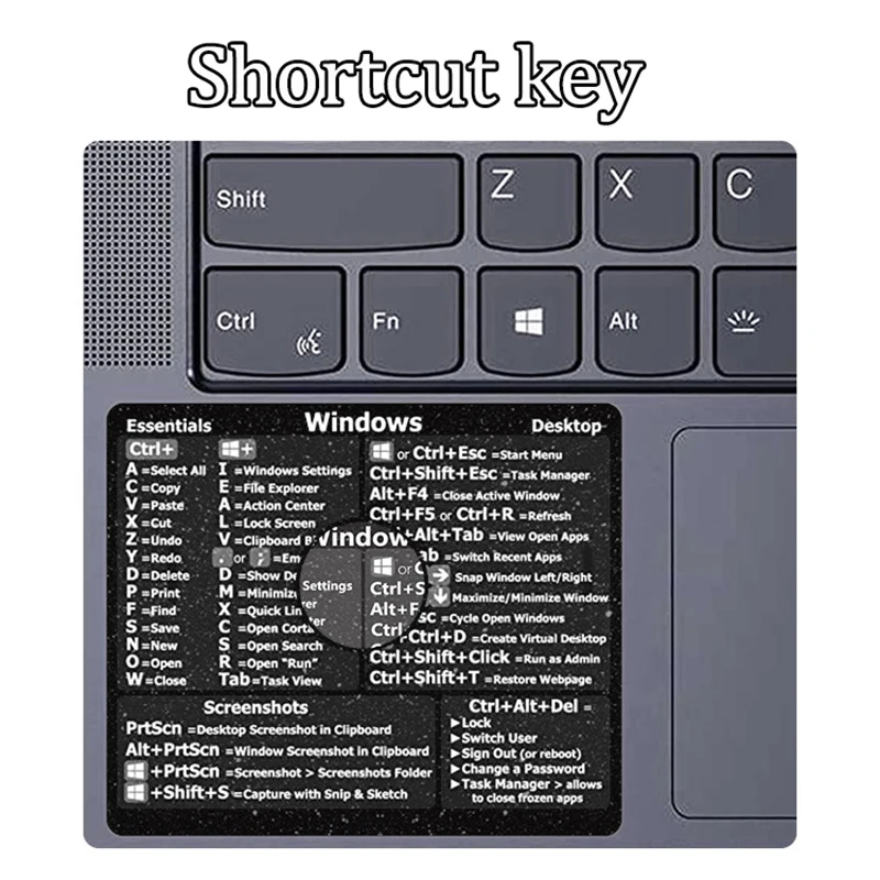 Shortcut Keyboard Sticker for Macbook Air Pro Retina Touch bar 11 12 13 14 15 16 inch Shortcut key for Lenovo Dell Acer Asus
Shortcut Keyboard Sticker for Macbook Air Pro Retina Touch bar 11 12 13 14 15 16 inch Shortcut key for Lenovo Dell Acer Asus