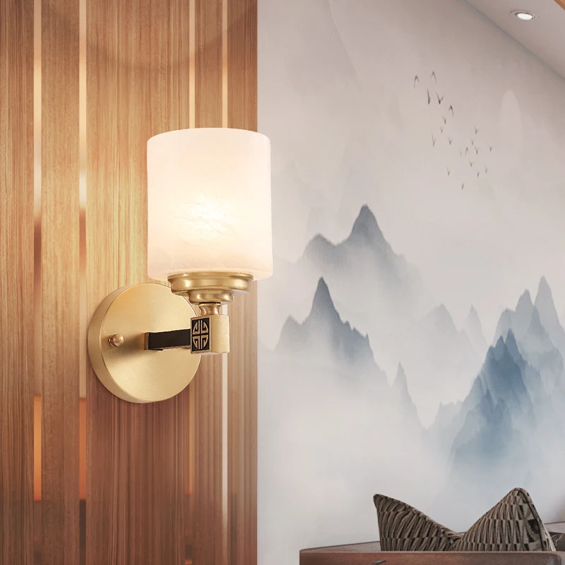 Natural marble wall lamp, new Chinese all-copper living room, TV, background wall, aisle decorative lamp, modern hotel wall lamp
Natural marble wall lamp, new Chinese all-copper living room, TV, background wall, aisle decorative lamp, modern hotel wall lamp