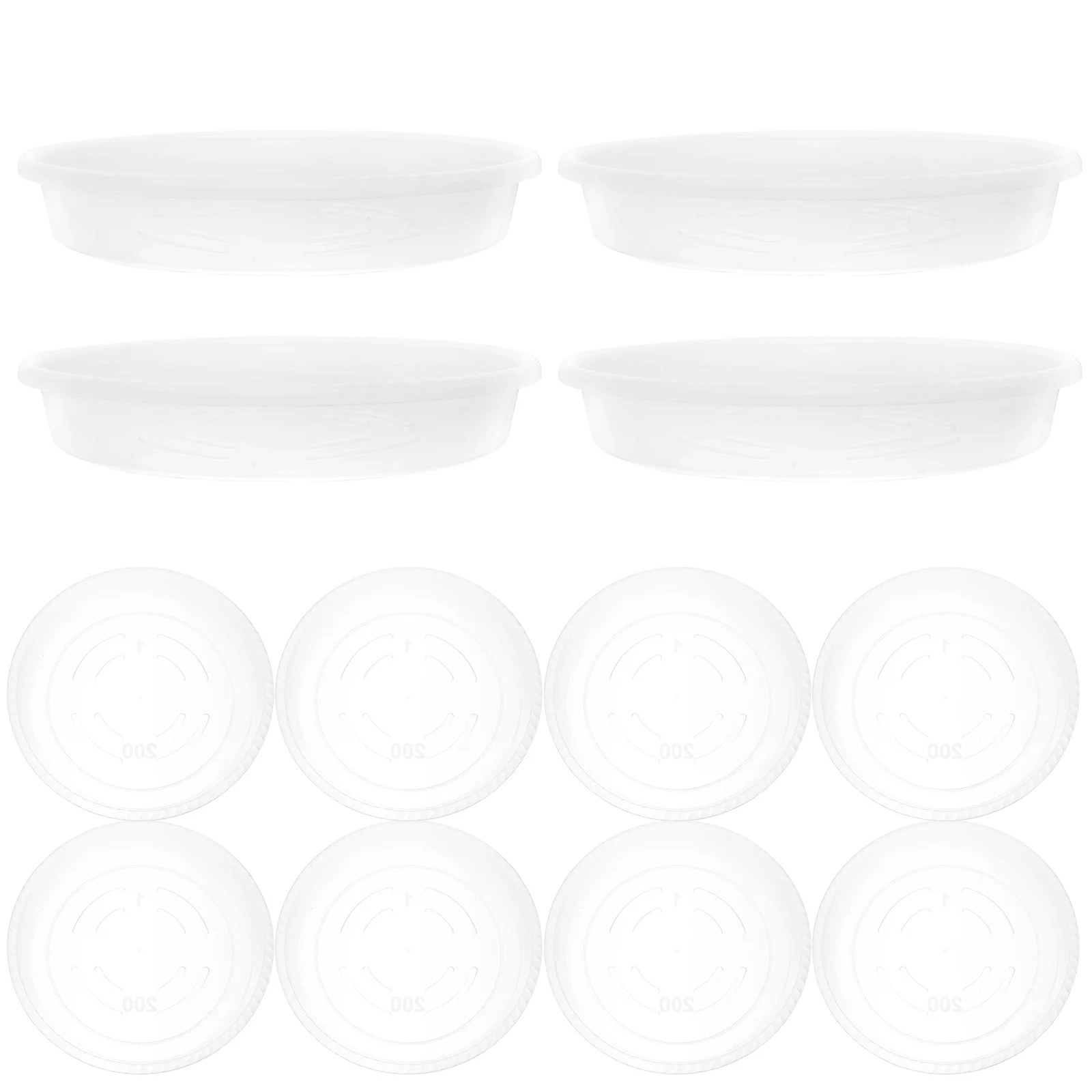 20 Pcs Drip Tray Transparent Flowerpot Succulent Plants Clear Plastic Pp Planter Saucers
20 Pcs Drip Tray Transparent Flowerpot Succulent Plants Clear Plastic Pp Planter Saucers