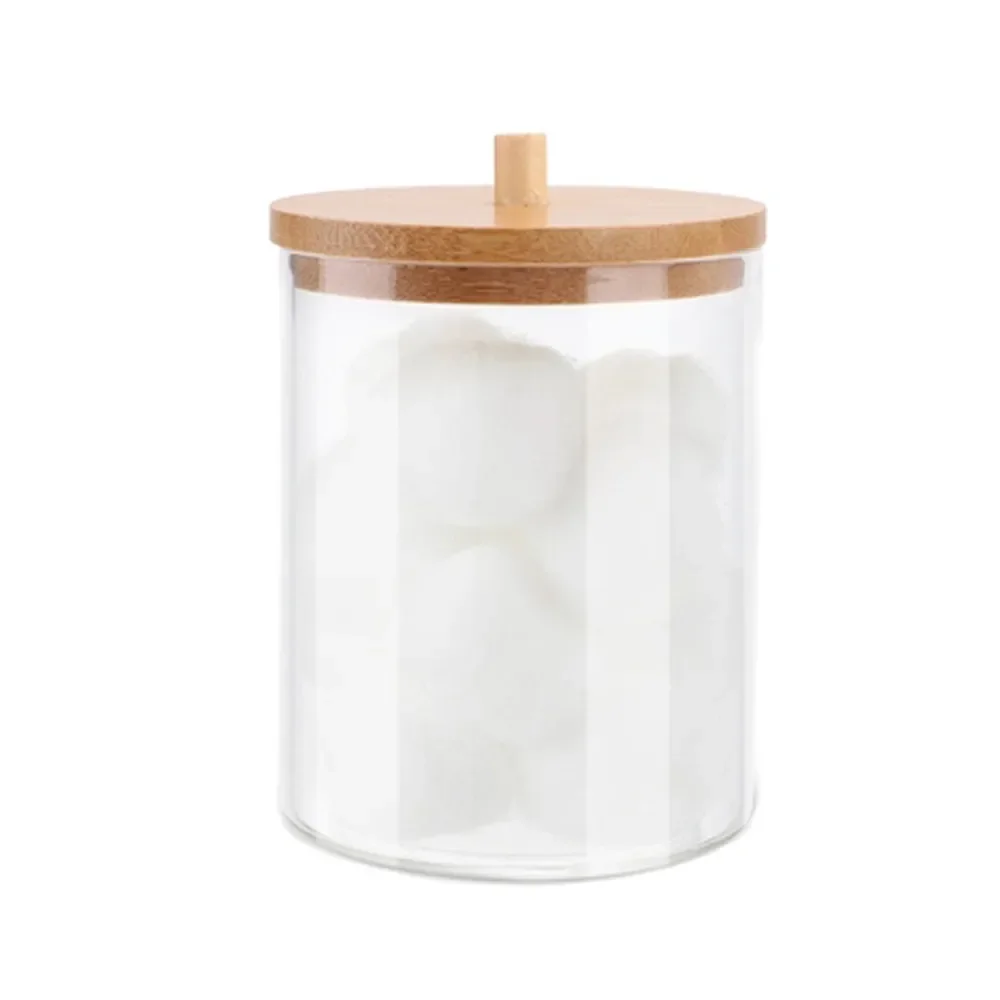 Cotton Pad Organizer Bathroom Storage Box For Cotton Swabs Cosmetics Jewelry Makeup Remover pad Container with Bamboo Lid
Cotton Pad Organizer Bathroom Storage Box For Cotton Swabs Cosmetics Jewelry Makeup Remover pad Container with Bamboo Lid