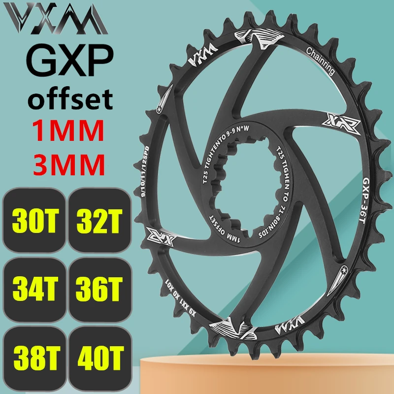 VXM GXP Narrow Width Chain 1/3/6mm Crank Set Bike Chain 30T 32T 34T 36T 38T 40T Bicycle MTB for GXP XX1 X9 XO X01 CNC Bike Parts
VXM GXP Narrow Width Chain 1/3/6mm Crank Set Bike Chain 30T 32T 34T 36T 38T 40T Bicycle MTB for GXP XX1 X9 XO X01 CNC Bike Parts