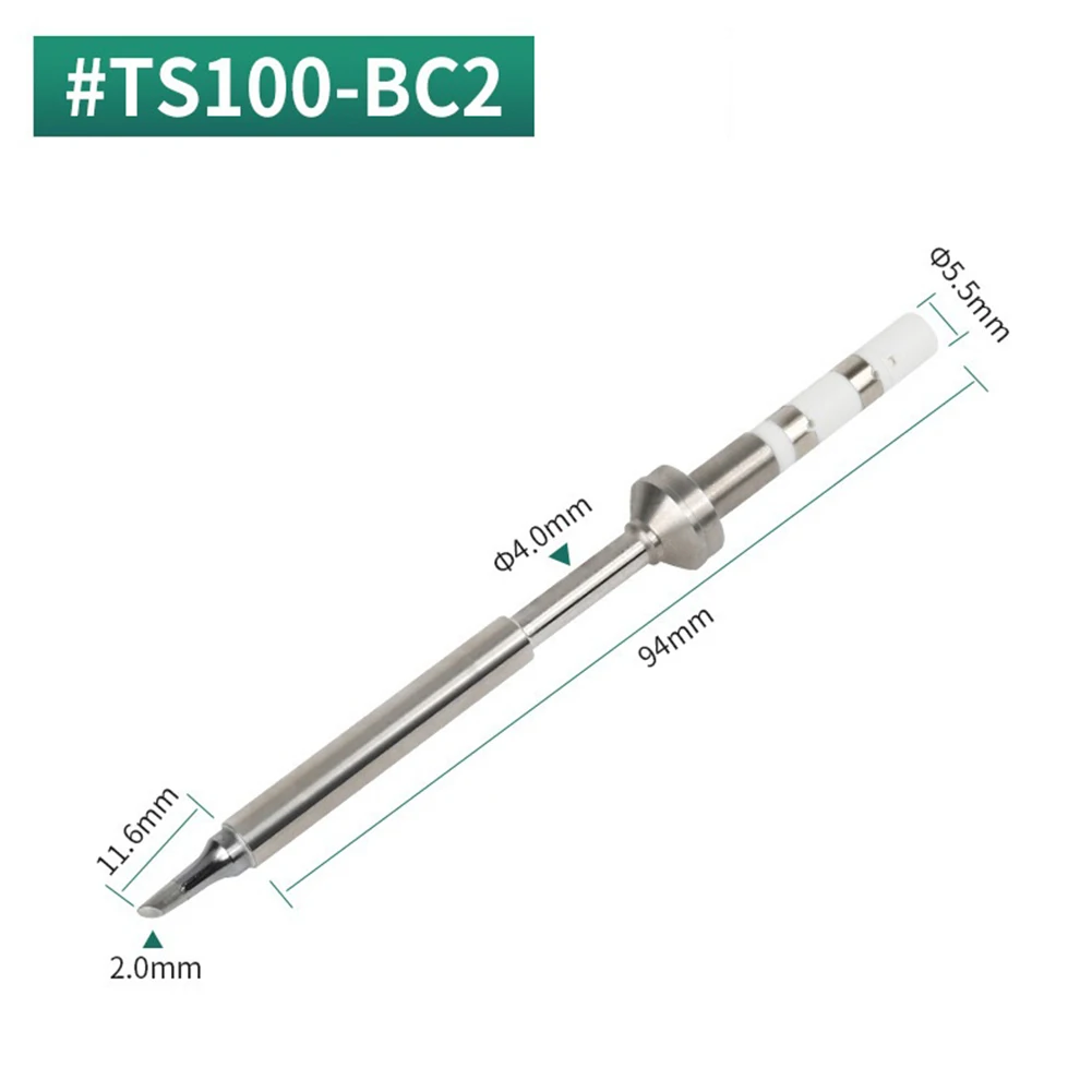 Iron Tips Tips Factory Replacement TS100 Easy Installation Internal Heating Design Solder Different Components
Iron Tips Tips Factory Replacement TS100 Easy Installation Internal Heating Design Solder Different Components