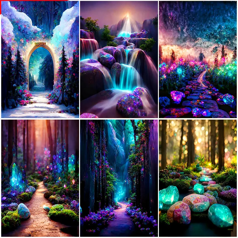 Waterfall Landscape DIY 5D Shan shui Diamond Color Diamond Mosaic Art Tree Cross-stitch Handmade Gift Decoration
Waterfall Landscape DIY 5D Shan shui Diamond Color Diamond Mosaic Art Tree Cross-stitch Handmade Gift Decoration