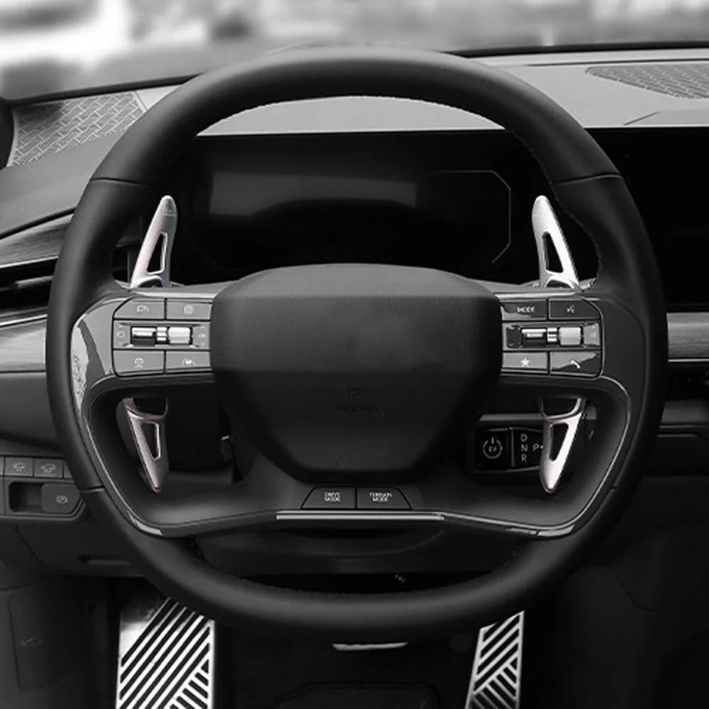 Алюминиевый красный серебристый автомобильный рычаг переключения передач на руль для Kia EV9
Алюминиевый красный серебристый автомобильный рычаг переключения передач на руль для Kia EV9