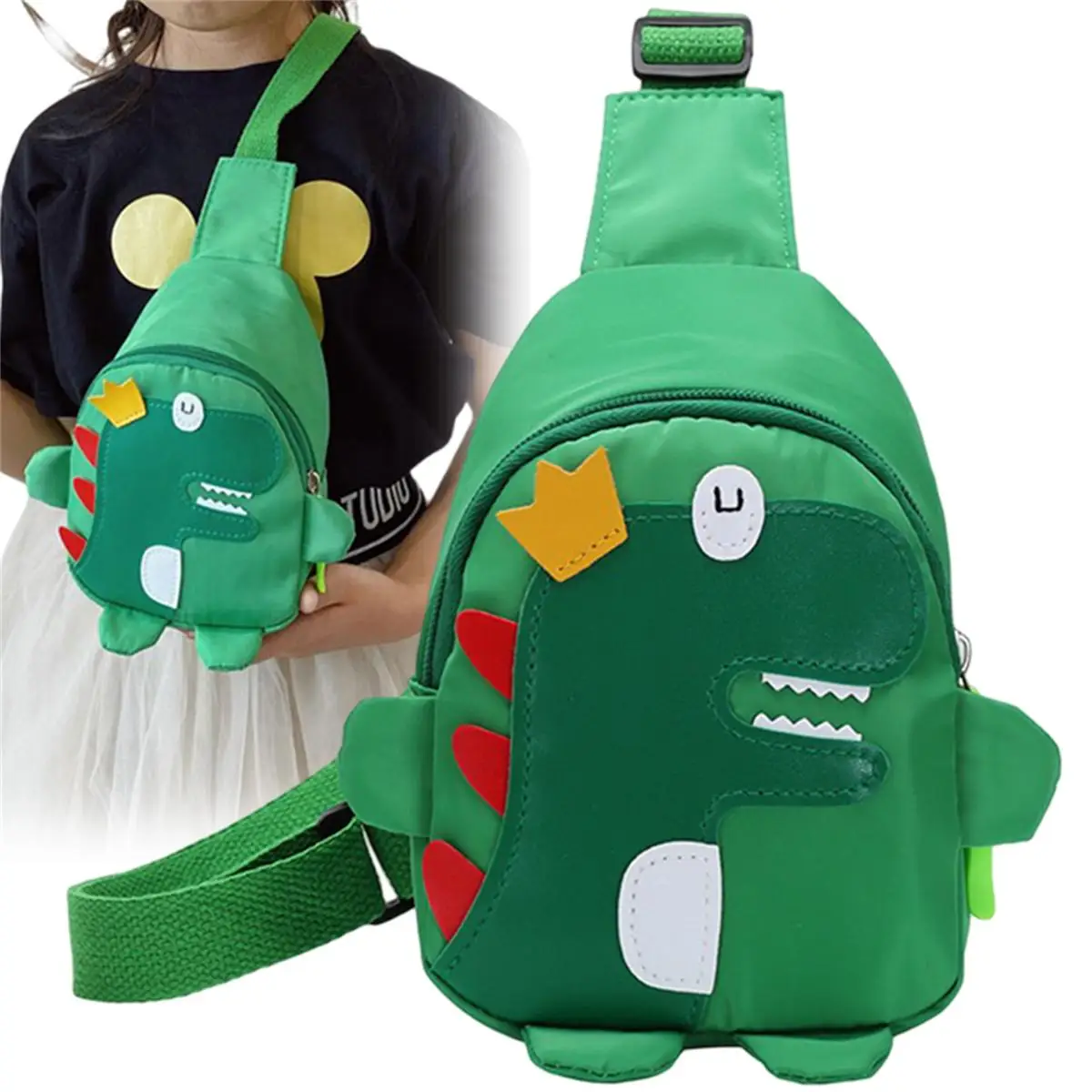 Fashion Cartoon Dinosaur Backpack Boys Girls Cute Bag Children Crossbody Bags Kid Bag Mini Cross Bag Toddler Chest Bag 3-6 Years
Fashion Cartoon Dinosaur Backpack Boys Girls Cute Bag Children Crossbody Bags Kid Bag Mini Cross Bag Toddler Chest Bag 3-6 Years