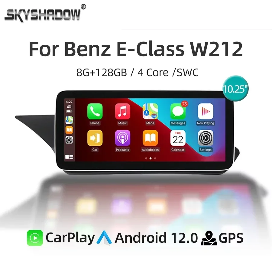 Android 12 Car Radio For Mercedes Benz E-Class W212 2010-2012 Multimedia Player GPS Navigation 4G WiFi Bluetooth WirelessCarPlay 
Android 12 Car Radio For Mercedes Benz E-Class W212 2010-2012 Multimedia Player GPS Navigation 4G WiFi Bluetooth WirelessCarPlay