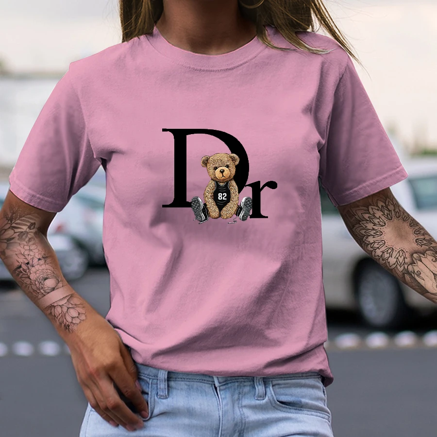 Casual Streetwear Everyday Woman Clothing Fashion Woman Oversized T-shirt Summer Letter Print Crewneck Short Sleeve Tops
Casual Streetwear Everyday Woman Clothing Fashion Woman Oversized T-shirt Summer Letter Print Crewneck Short Sleeve Tops