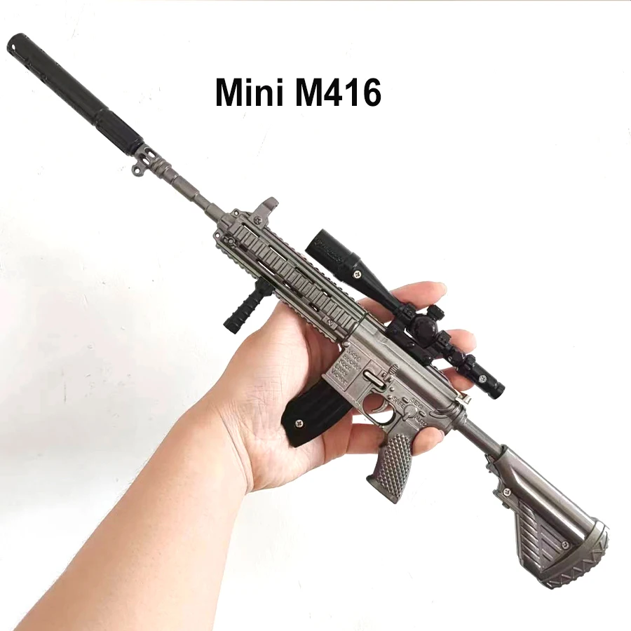 1:3 Mini M416 Sniper Rifle Detachable Alloy AWM SCAR Submachine Gun AK47 Model Metal Pistol Collection Weapon Toy Gun Boys Gifts
1:3 Mini M416 Sniper Rifle Detachable Alloy AWM SCAR Submachine Gun AK47 Model Metal Pistol Collection Weapon Toy Gun Boys Gifts