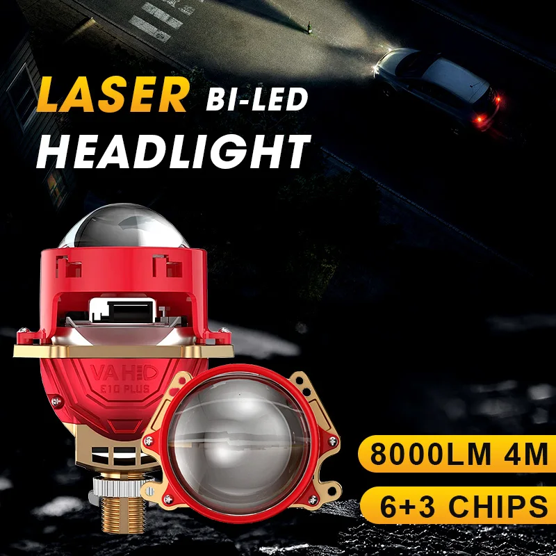 

E10 plus Bi LED Projector H7 LED H4 H1 H11 9005 9006 Lenses For Car Headlights Universal 3.0 Inch Light Auto Lenses Accessorie