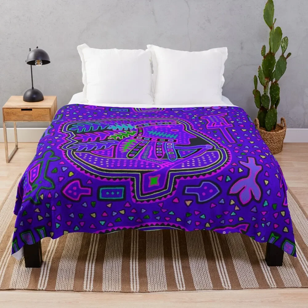 Kuna Indian Paddling Canoe - Blue Throw Blanket christmas decoration Bed covers Blankets
Kuna Indian Paddling Canoe - Blue Throw Blanket christmas decoration Bed covers Blankets