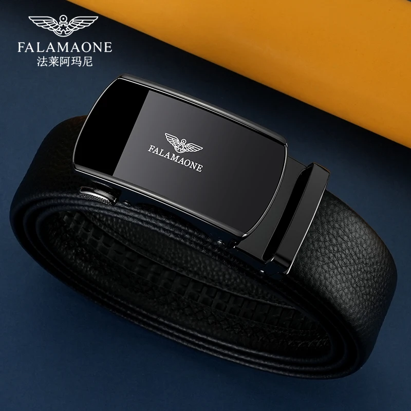 FALAMAONE Leather Waistband Male Belt Work Men's Designer Belts Business Casual Light Luxury Fashion Gift for Men PD4565
FALAMAONE Leather Waistband Male Belt Work Men's Designer Belts Business Casual Light Luxury Fashion Gift for Men PD4565