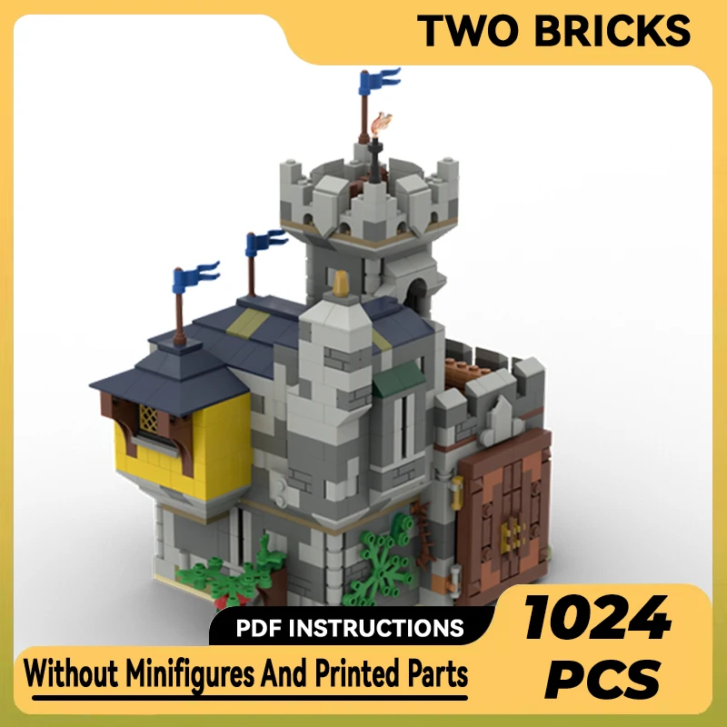 Moc Building Blocks Modular Castle Model Outpost Castle Technical Bricks DIY Assembly Construction Toys For Child Holiday Gifts 
Moc Building Blocks Modular Castle Model Outpost Castle Technical Bricks DIY Assembly Construction Toys For Child Holiday Gifts