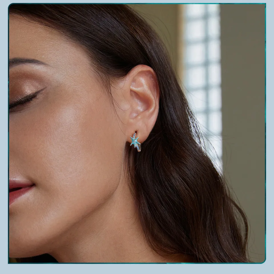 925 Sterling Silver Cute Starfish Turtle Earrings for Teens, Dainty Lightweight Hypoallergenic Studs Ocean Beach Jewelry 12 Mallzona Sc27148ae0e4140d6afe5e0e816fe714c3 925 Sterling Silver Cute Starfish Turtle Earrings for Teens, Dainty Lightweight Hypoallergenic Studs Ocean Beach Jewelry Mallzona