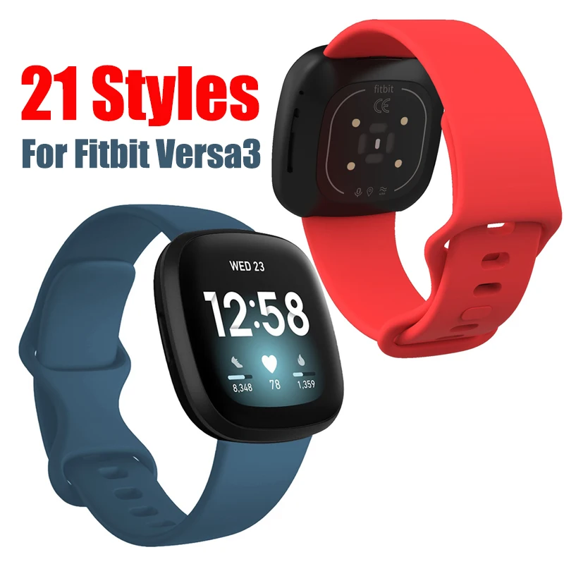 

Цветной сменный ремешок RYRA для Fitbit Versa 3, браслет для умных часов Fitbit Sense, аксессуары для умных часов Fitbit Versa3