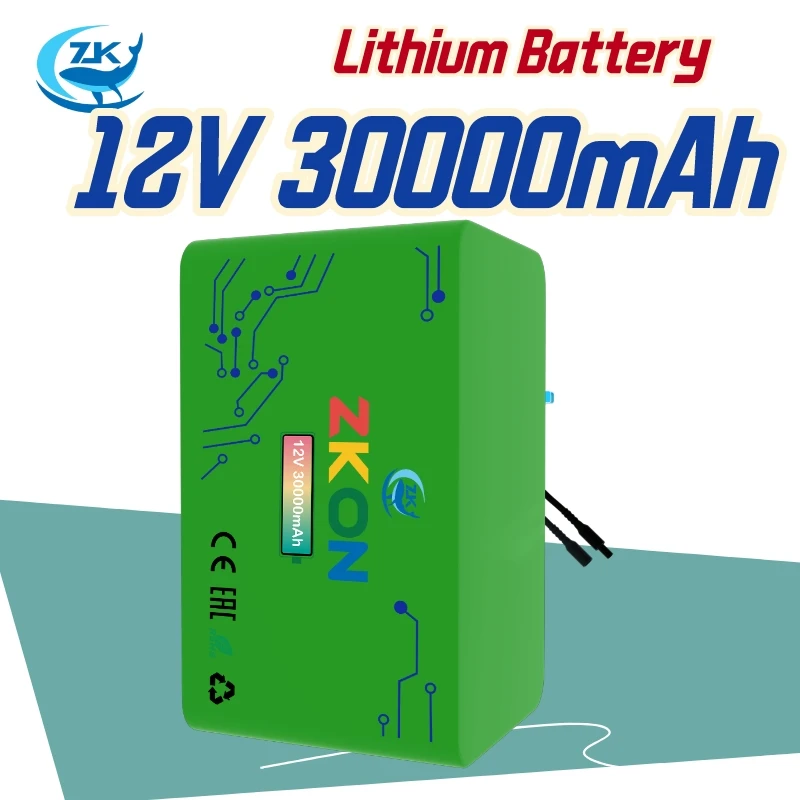 ZKON Original NEW Portable Super 12V 30000mah Battery Rechargeable Lithium Ion Battery Pack Capacity DC 12.6v CCTV Cam Monitor +
ZKON Original NEW Portable Super 12V 30000mah Battery Rechargeable Lithium Ion Battery Pack Capacity DC 12.6v CCTV Cam Monitor +