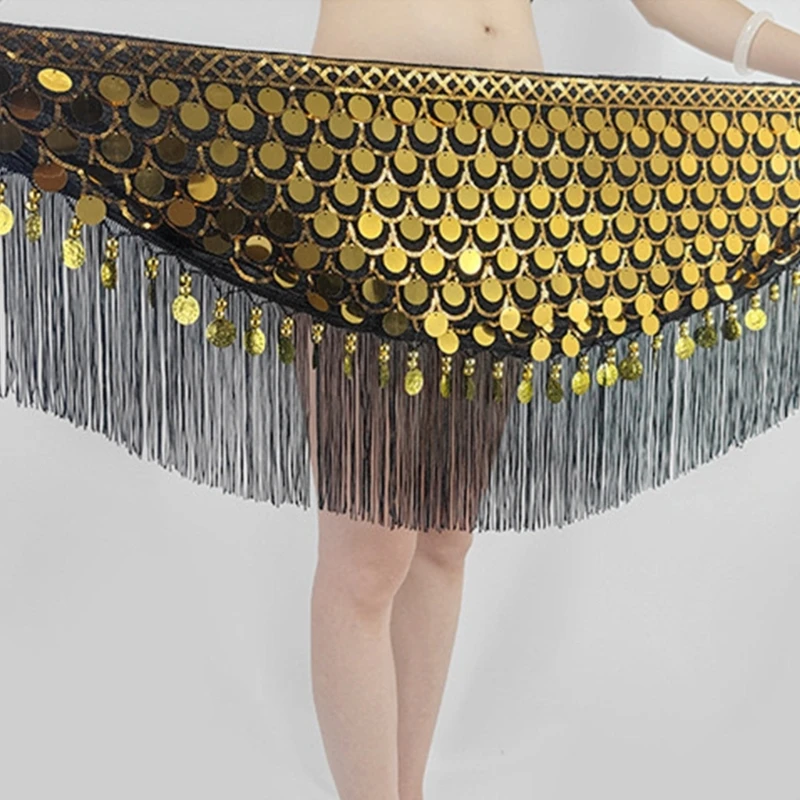 Women's Belly Dance Hip Scarf with Colorful Glitter Sequins Tassels Waist Chain drop shipping
Women's Belly Dance Hip Scarf with Colorful Glitter Sequins Tassels Waist Chain drop shipping