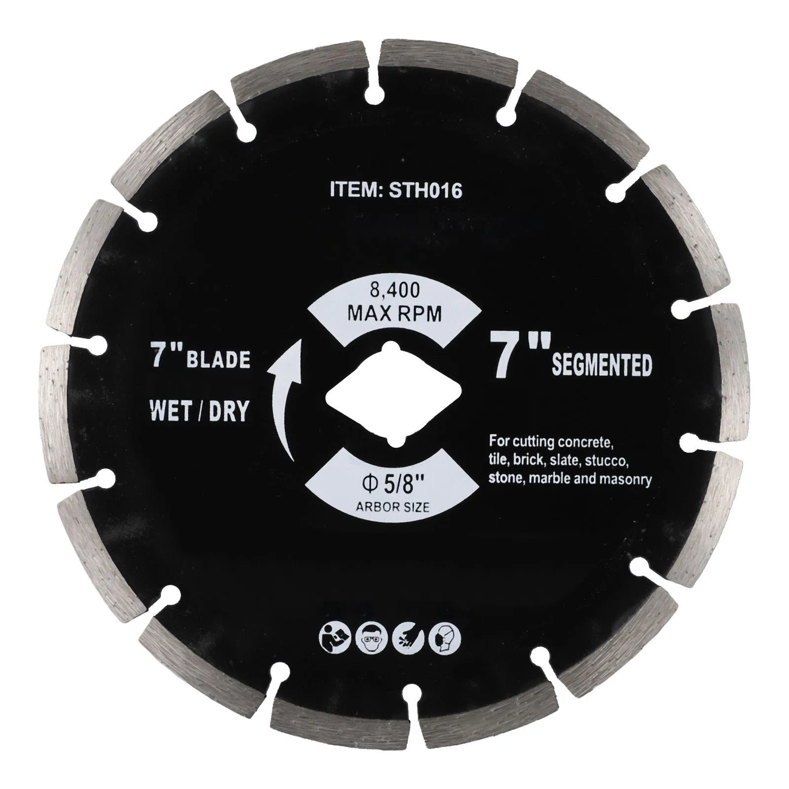 1pc 7inch Saw Blade Metal Cutting Disc Multifunctional Cutting Blade For Porcelain Tiles Concrete Brick Marble Cutting Tools
1pc 7inch Saw Blade Metal Cutting Disc Multifunctional Cutting Blade For Porcelain Tiles Concrete Brick Marble Cutting Tools