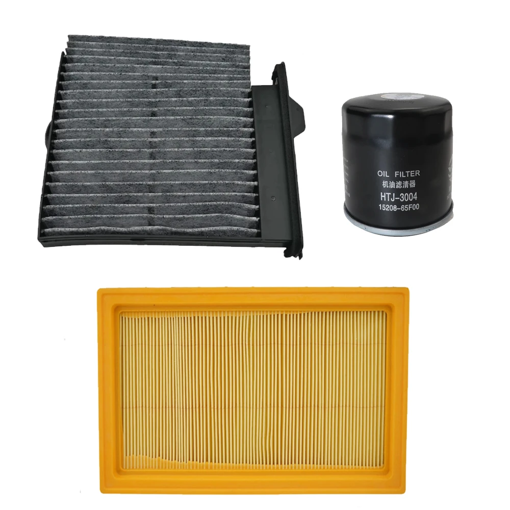 

3pcs Filter Set For Nissan Tiida NV200 Geniss LIVINA March Sylphy/Aeolus A60/Venucia D50 R50 1.6L 16546-ED500 27891-ED50A-A129