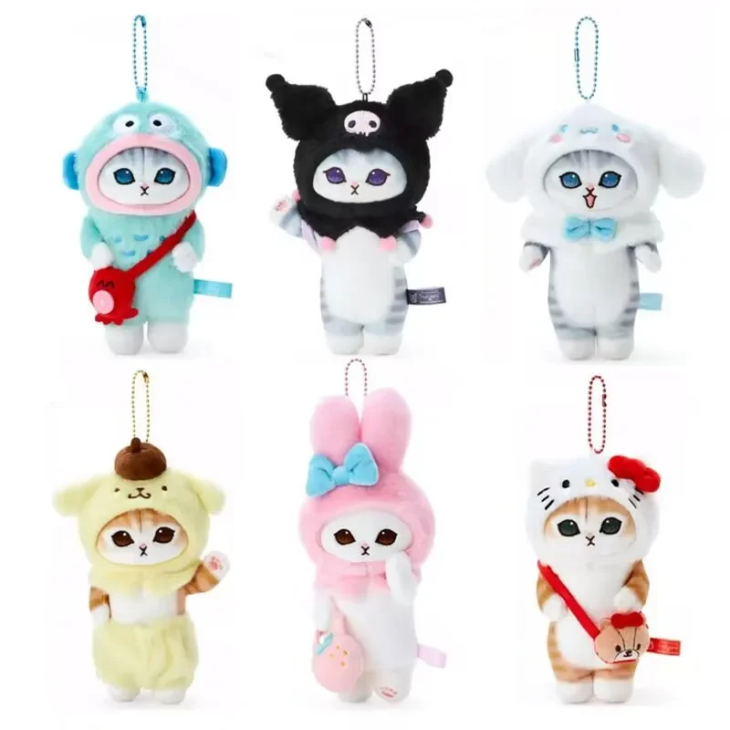 

Hot Plush Toys Anime Kawali Kuromis Hello Kittys My Melodys Cinnamorolls Pillow Cat Keychain Stuffed Doll for Kids Birthday Gift