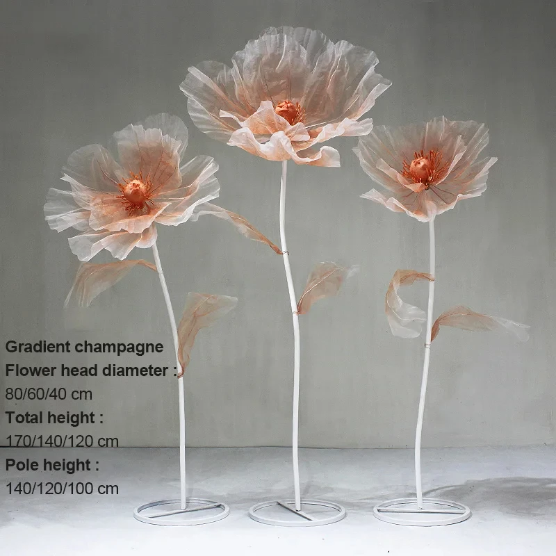 3PCS Artificial Flowers Realistic Silk Large Flower Colorful Wedding Decor Yarn Party Decoration T Stage Layout Window Display
3PCS Artificial Flowers Realistic Silk Large Flower Colorful Wedding Decor Yarn Party Decoration T Stage Layout Window Display