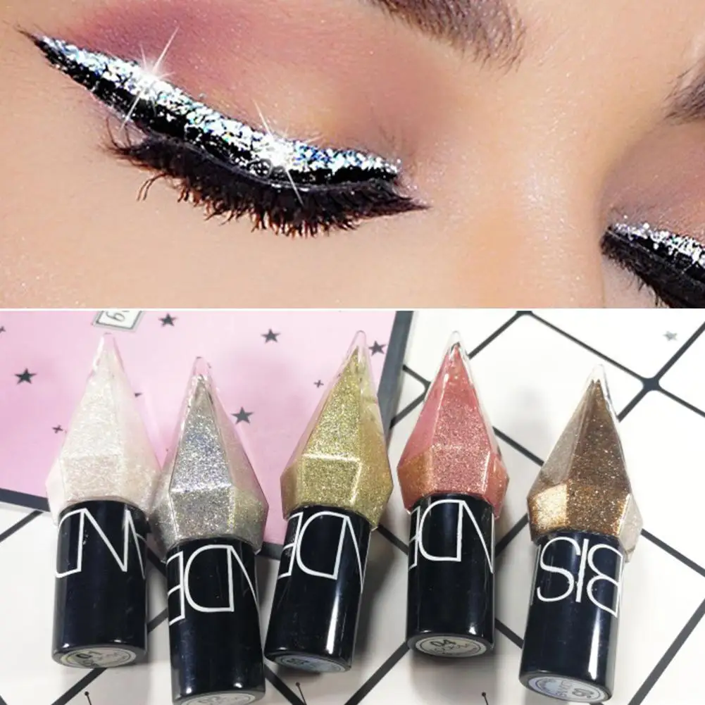 

Glitter Eyeliner Liquid Eye Shadow Pearlescent Diamond Eye Shadow Liquid Sequins MakeUp Smooth Mini Fine Brush Eyeliner Shine