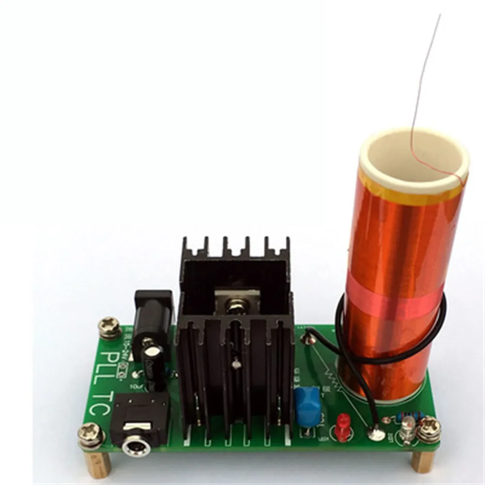 Mini Tesla Coil Speaker Plasma Speaker Finished Electronic Field Music Wireless Transmission DC 15-24V 15W Tesla Coil Speaker
Mini Tesla Coil Speaker Plasma Speaker Finished Electronic Field Music Wireless Transmission DC 15-24V 15W Tesla Coil Speaker
