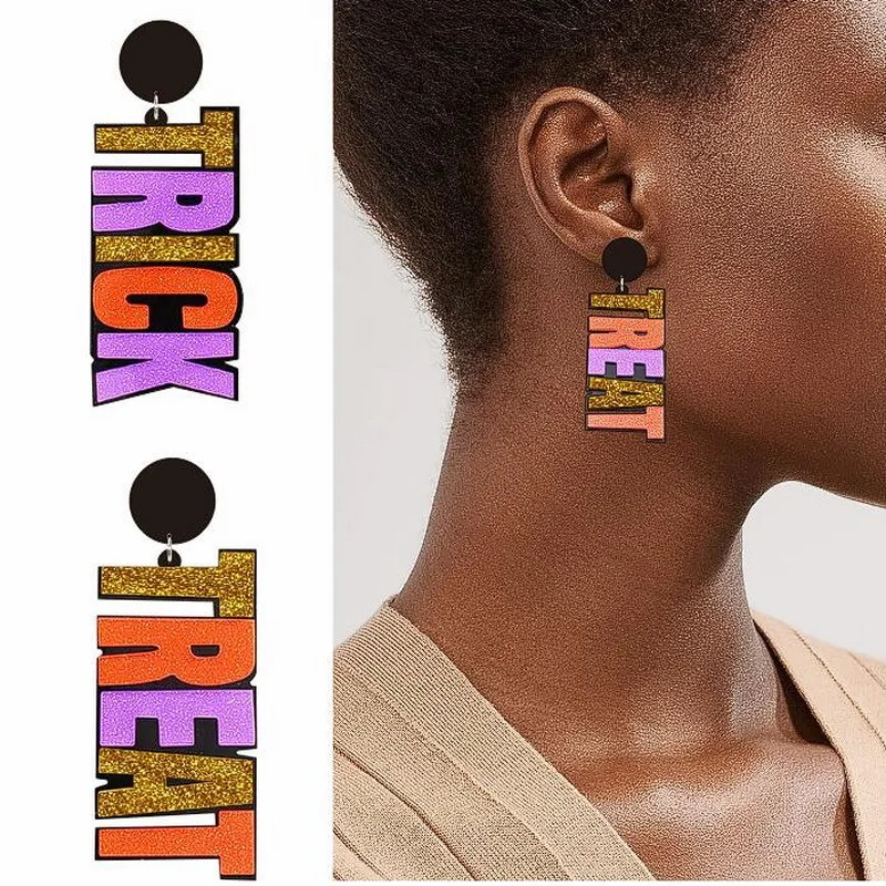 Украшение на Хэллоуин, блестящие серьги, креативные подарки на Хэллоуин, фестиваль призраков, девушки, Счастливого 2023, аксессуары на Хэллоуин
Украшение на Хэллоуин, блестящие серьги, креативные подарки на Хэллоуин, фестиваль призраков, девушки, Счастливого 2023, аксессуары на Хэллоуин