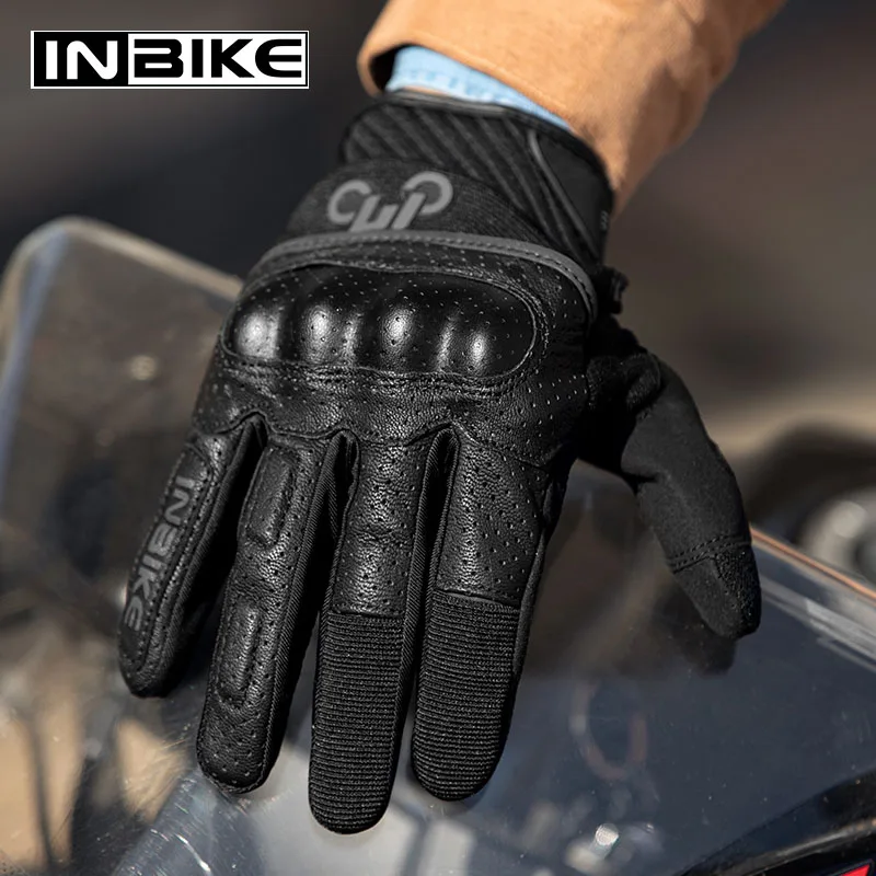 Мотоциклетные Перчатки INBIKE, кожаные ранцы для езды на мотоцикле, с пальцами и отверстиями для ладони, для сенсорного экрана
Мотоциклетные Перчатки INBIKE, кожаные ранцы для езды на мотоцикле, с пальцами и отверстиями для ладони, для сенсорного экрана