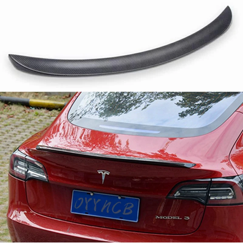 For Tesla Model 3 High Quality Real Carbon Fiber Rear Spoiler Tail Trunk Wing 2017 - 2022
For Tesla Model 3 High Quality Real Carbon Fiber Rear Spoiler Tail Trunk Wing 2017 - 2022