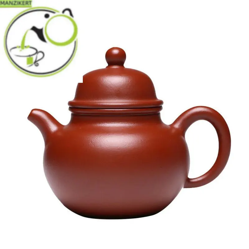 

150ml Chinese Yixing Purple Clay Teapots Famous Artists Handmade Tea Pot Raw Ore Dahongpao Mud Kettle Authentic Zisha Tea Set