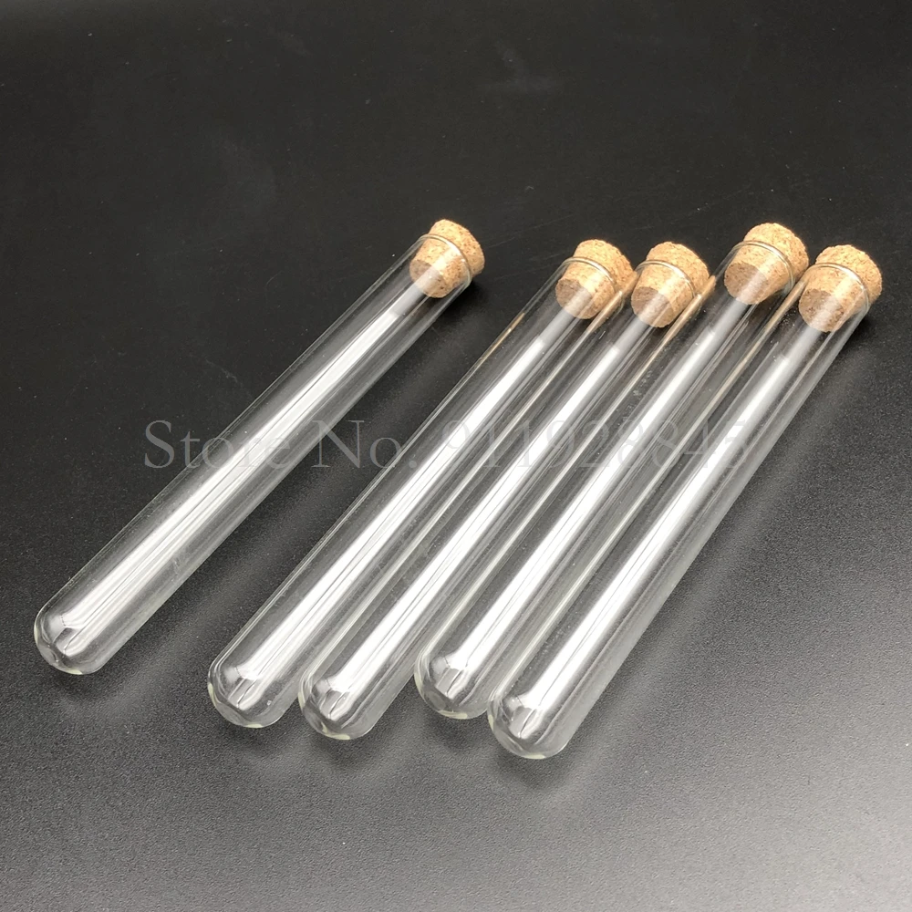 16 Pieces/pack 25x200mm Lab Round Bottom Glass Test Tube with Cork Stopper Laboratory Glassware
16 Pieces/pack 25x200mm Lab Round Bottom Glass Test Tube with Cork Stopper Laboratory Glassware
