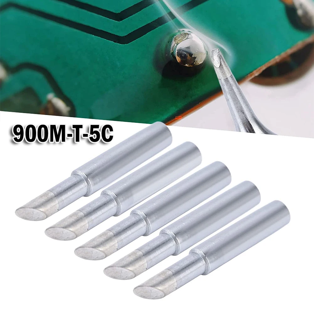5pcs 900M-T-5C Soldering Iron Tips Pure Copper Welding Head Replacement Heater Solder Head For 936 Soldering Station
5pcs 900M-T-5C Soldering Iron Tips Pure Copper Welding Head Replacement Heater Solder Head For 936 Soldering Station